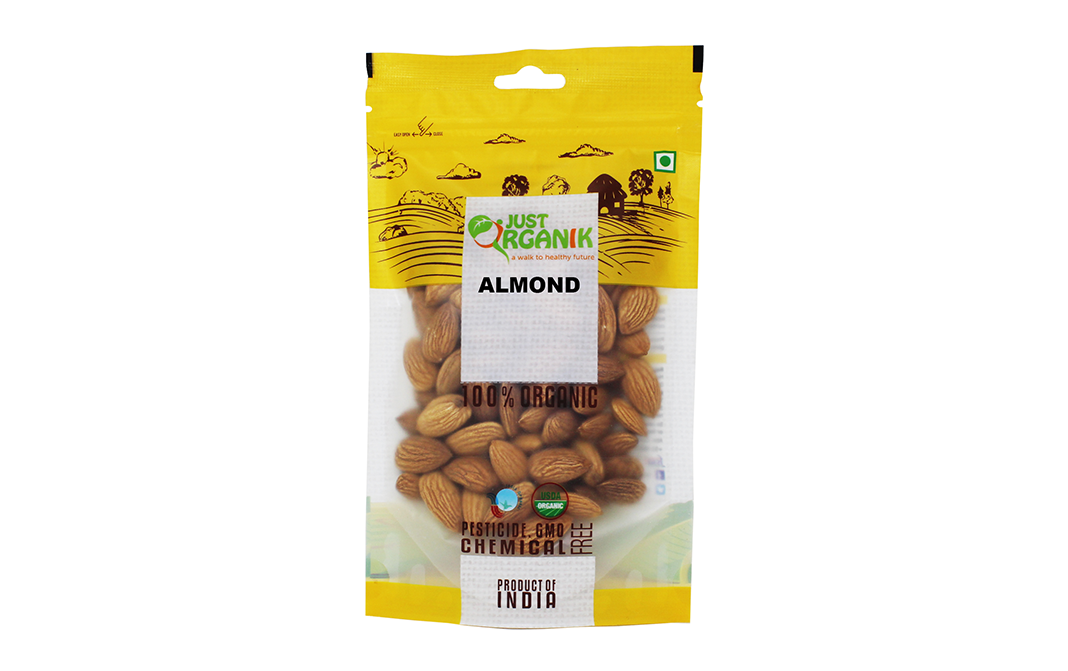 Just Organik Almond    Pack  100 grams